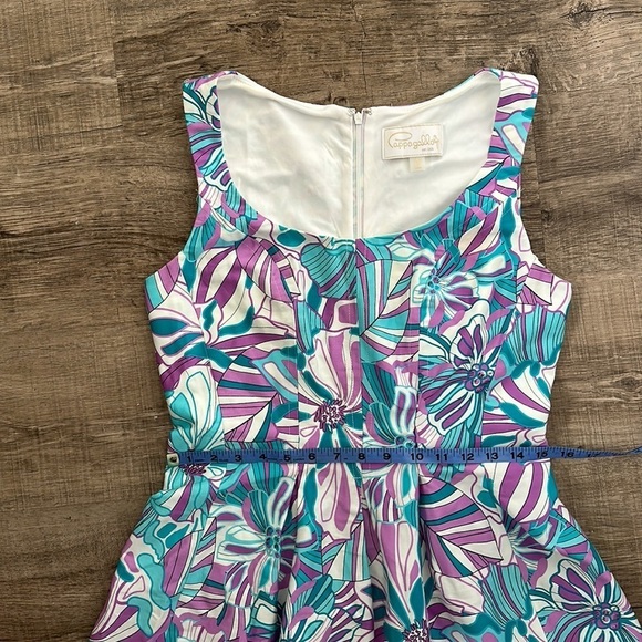 Pappagallo Dress, Bahama Blue Multi - Picture 4 of 9